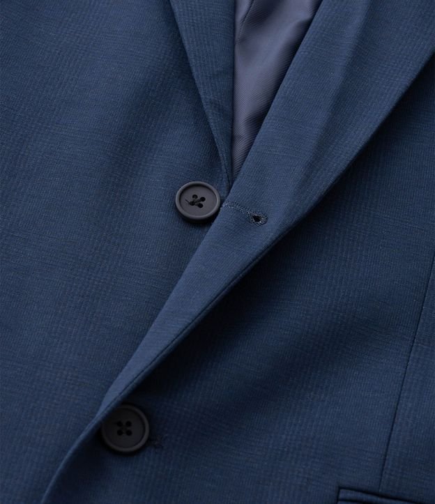 Saco de Traje Slim en Poliviscose con Textura Acanalada Leve 12