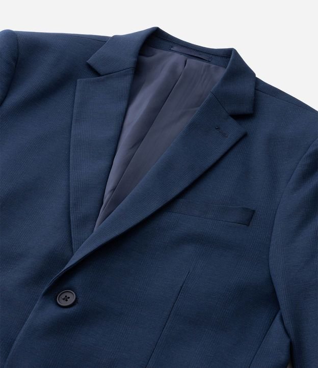 Saco de Traje Slim en Poliviscose con Textura Acanalada Leve 13