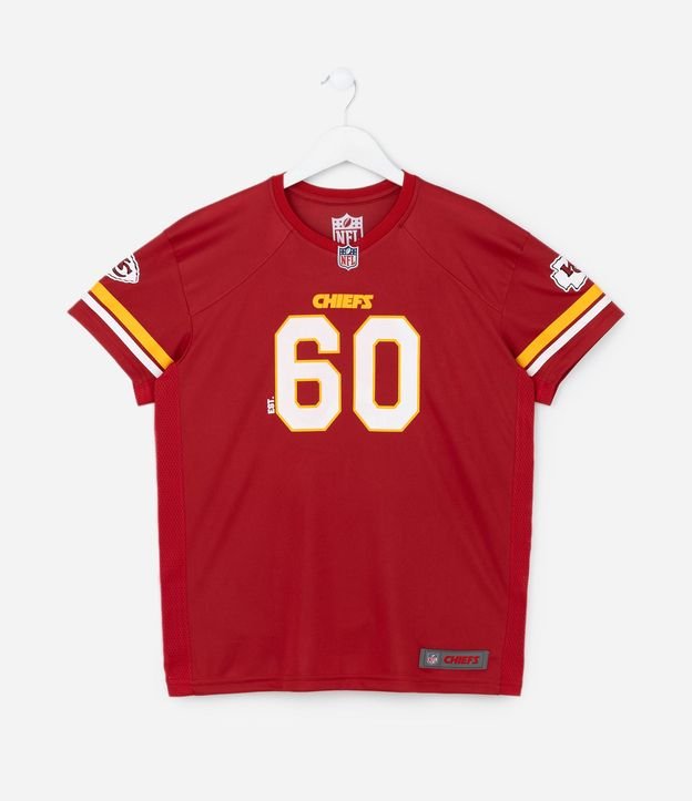 Remera Deportiva Infantil con Estampa Chiefs NFL - Talle 5 a 14 años 1