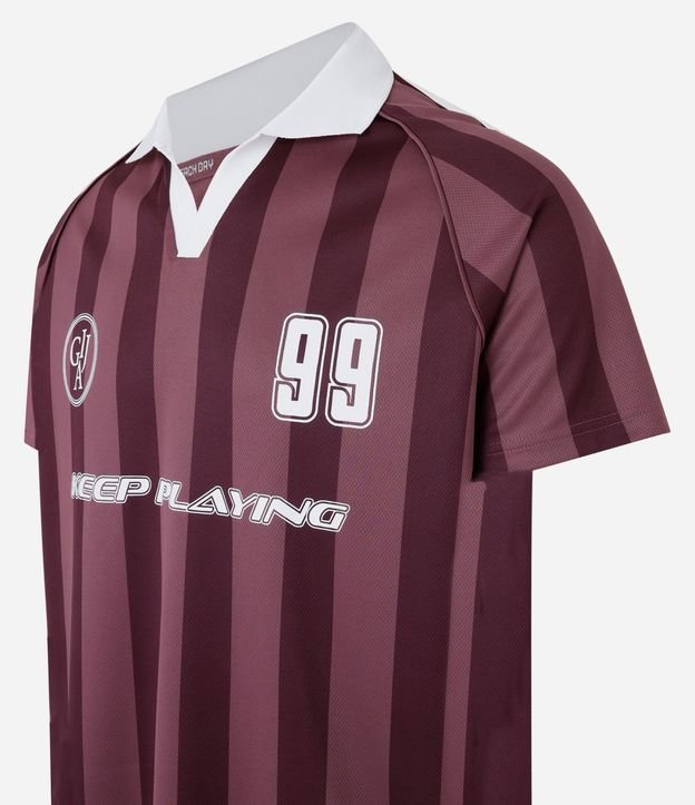 Remera Deportiva Fútbol con Tecnologia Dry y Cuello Polo en Rib 9
