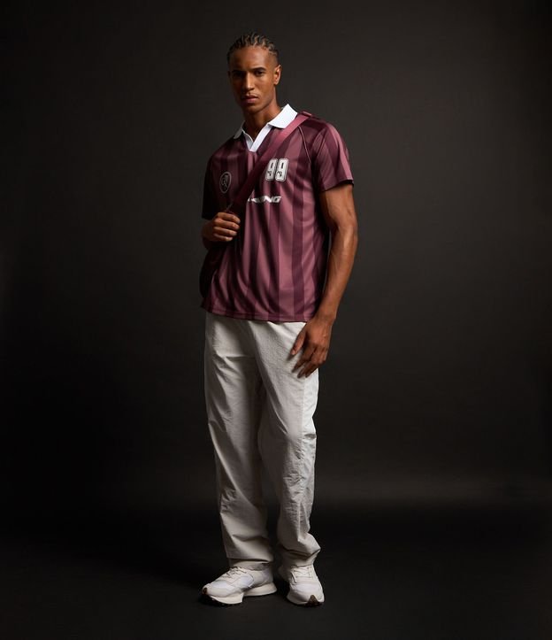Remera Deportiva Fútbol con Tecnologia Dry y Cuello Polo en Rib 2