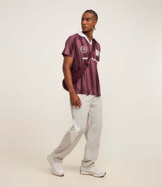 Remera Deportiva Fútbol con Tecnologia Dry y Cuello Polo en Rib 5