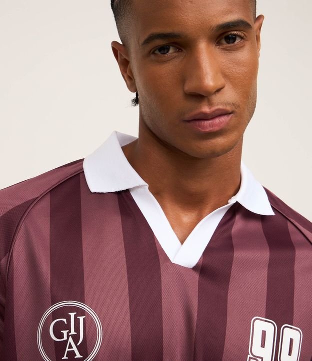 Remera Deportiva Fútbol con Tecnologia Dry y Cuello Polo en Rib 6