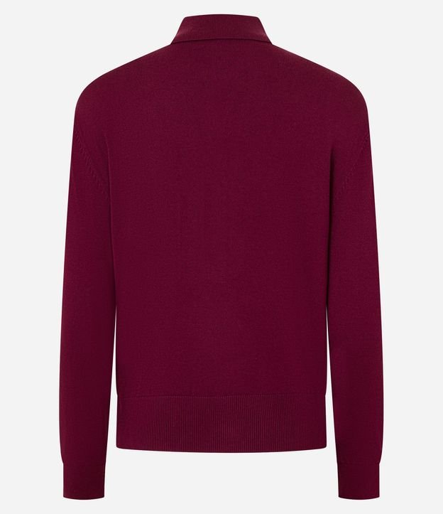 Blusa en Punto con Abotonado y Pequeño Bolsillo Solo 5