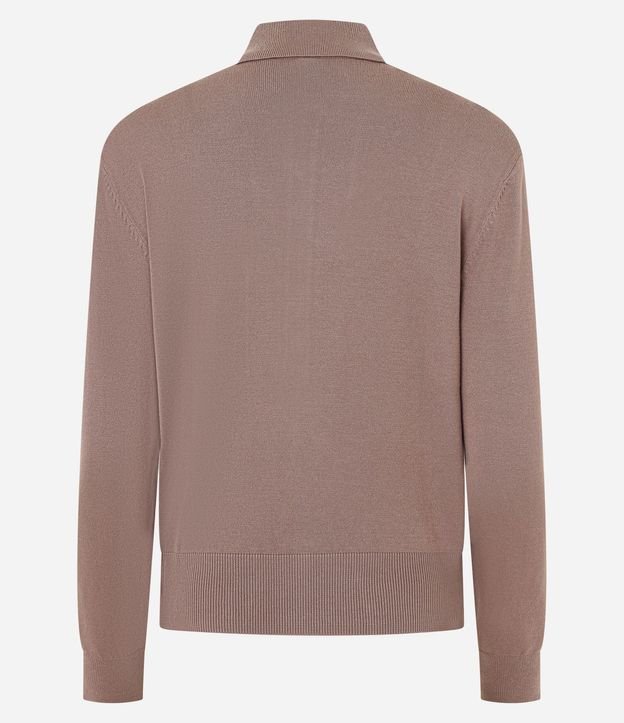 Blusa en Punto con Abotonado y Pequeño Bolsillo Solo 5
