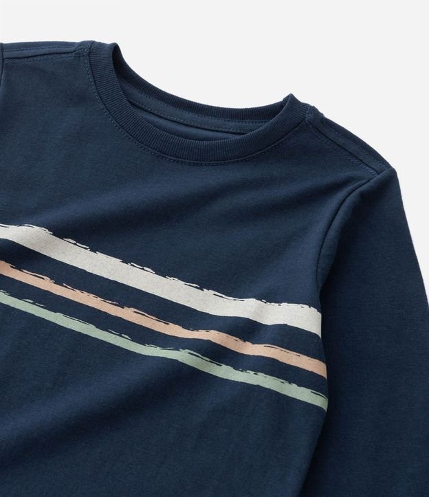 Remera Infantil con Estampa de Rayas - Talle 1 a 6 años 4