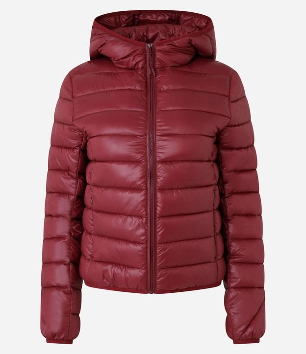 Campera en Tejido Tecnológico con Efecto Puffer