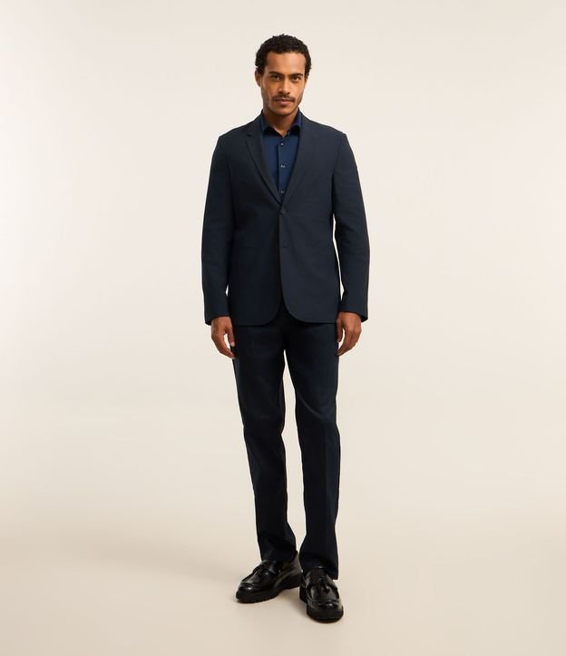 Blazer en Performance Easy Care con Textura y Cuello con Solapa 4