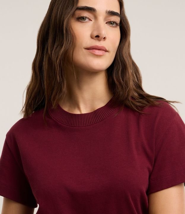 Remera en Algodón con Cuello Redondo 5