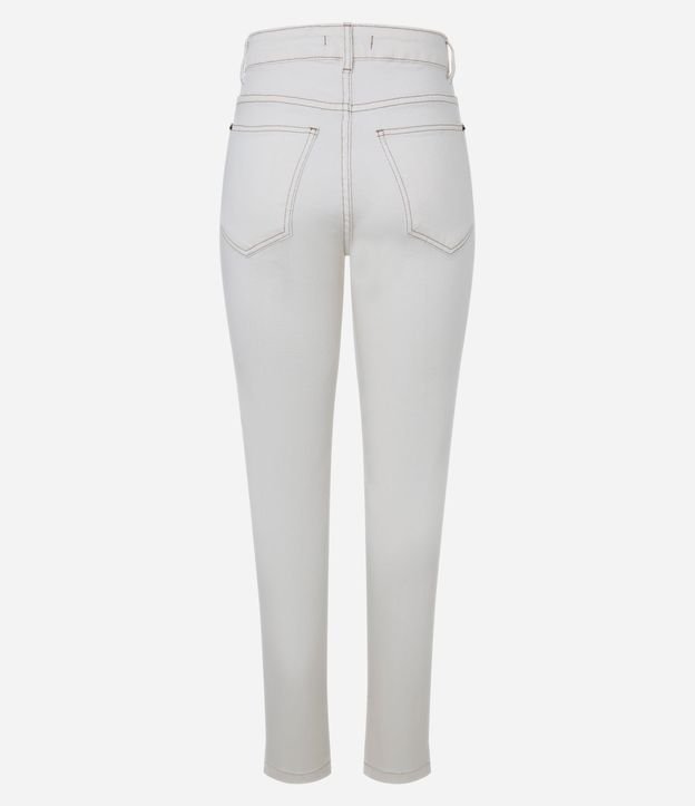 Pantalón Slim en Jeans con Fenda 8