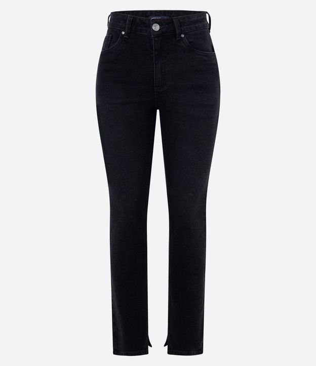 Pantalón Slim en Jeans con Elastano y Fenda 10
