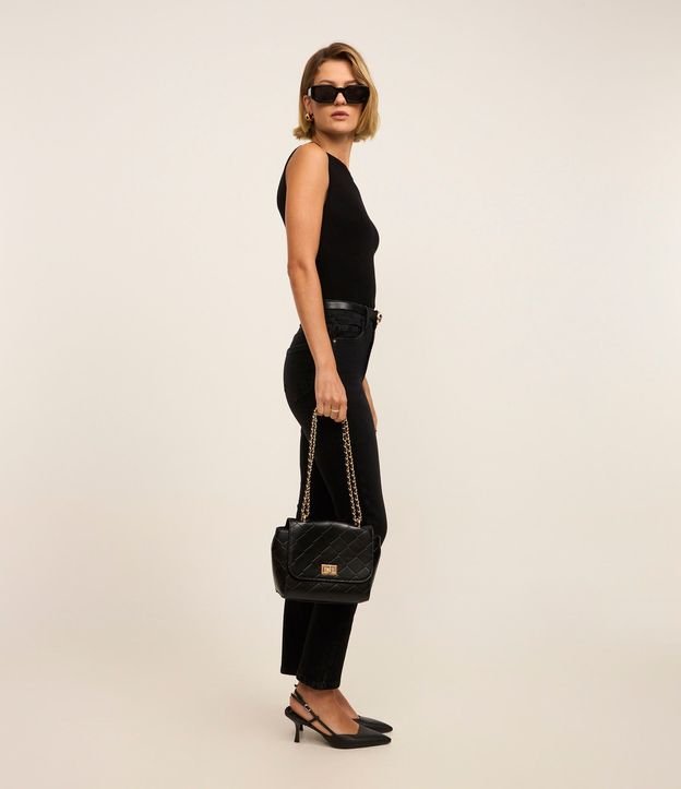 Pantalón Slim en Jeans con Elastano y Fenda 7