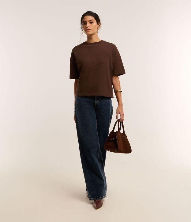 Blusa Oversized Básica en Algodón Malla 2