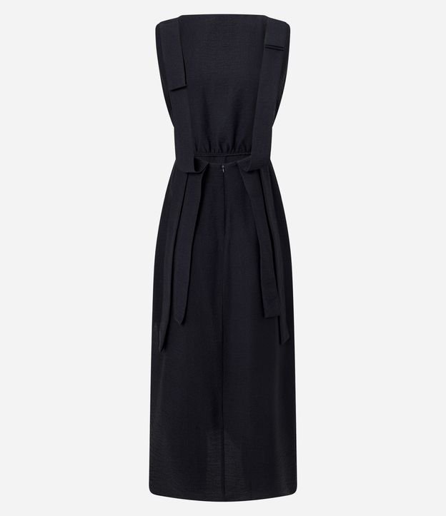 Vestido New Midi Sin Manga en Crepé 11