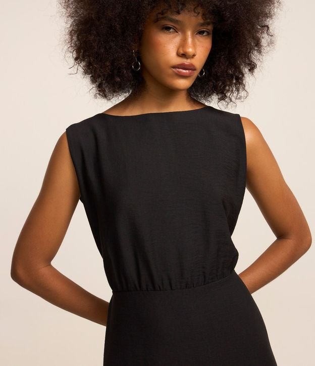 Vestido New Midi Sin Manga en Crepé 4