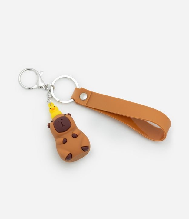 Llaveiro Infantil de Plástico con Carpincho y Pollito - Talle único 4