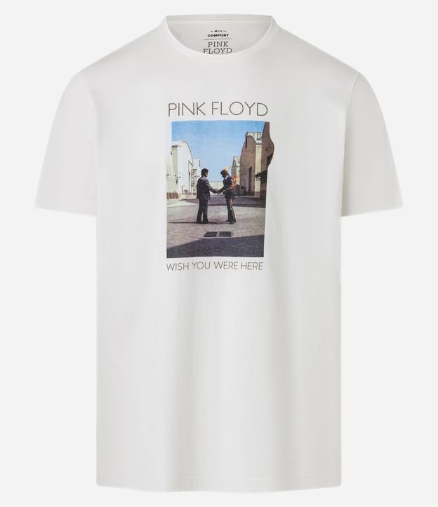 Remera Comfort en Algodón con Estampa Pink Floyd 8