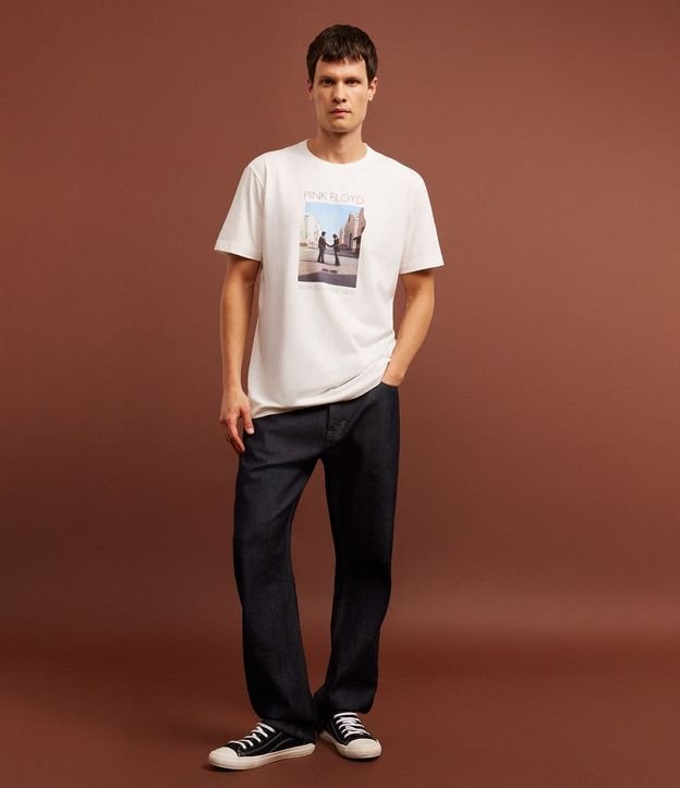 Remera Comfort en Algodón con Estampa Pink Floyd 3