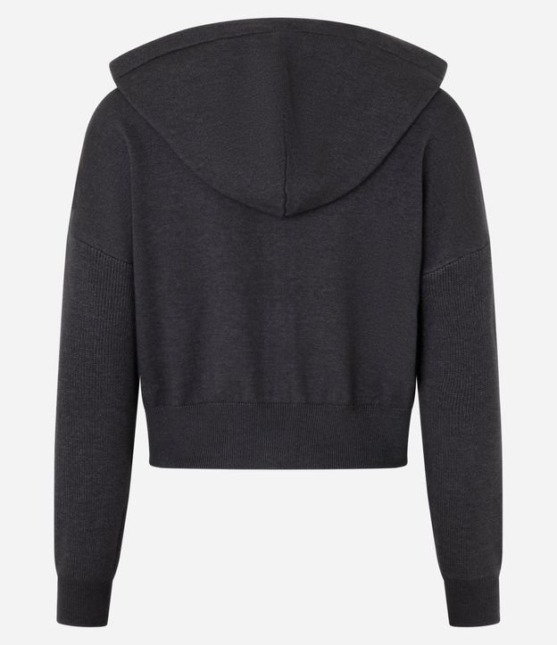 Campera corta en Punto con Capucha 7