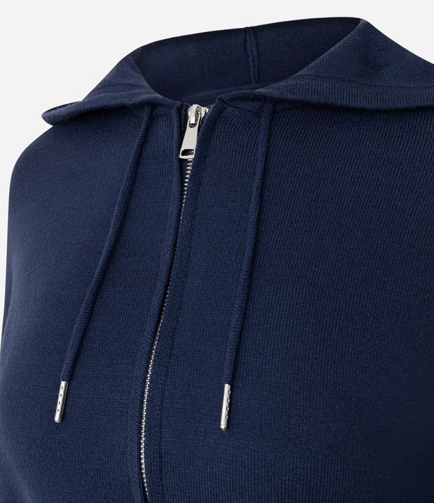 Campera corta en Punto con Capucha 6