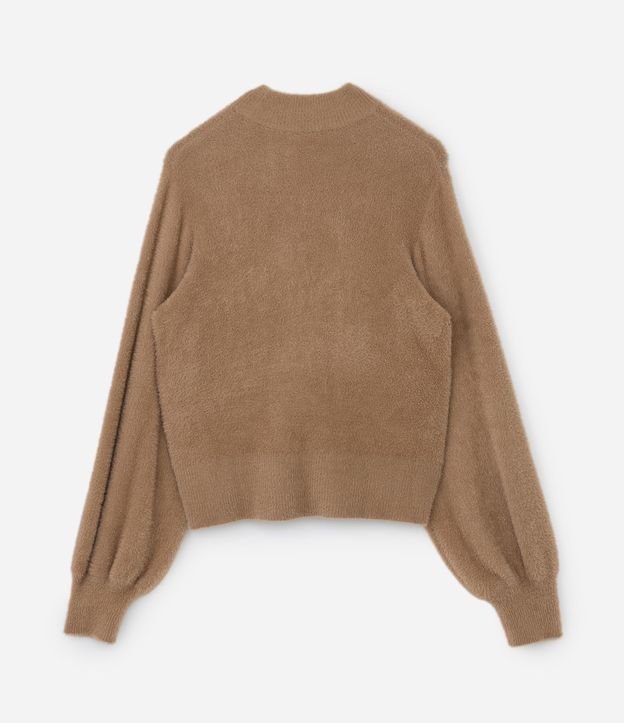 Suéter en Punto con Pelitos y Cuello Alto Curve & Plus Size 6