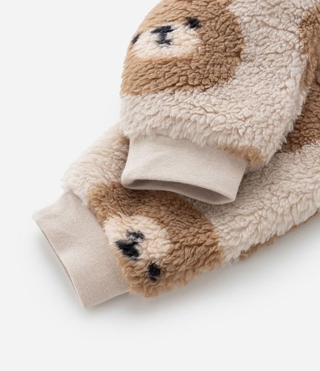 Mono Infantil en Fleece con Estampa de Ositos - Talle RN a 18 Meses 6