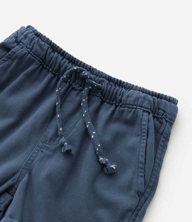 Bermuda Infantil en Sarga con Bajo Plegado - Talle 1 a 4 años 5