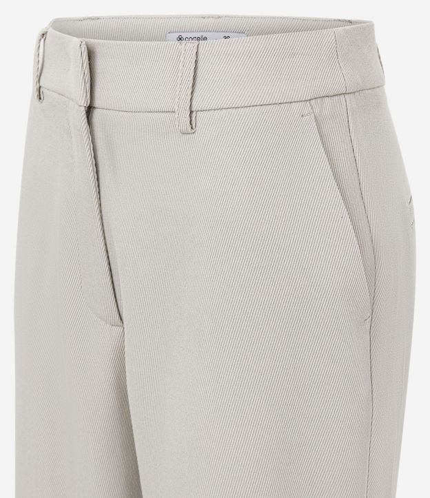 Pantalón Recto Sastre con Pliegues Delanteros 6