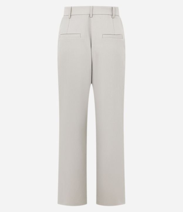 Pantalón Recto Sastre con Pliegues Delanteros 7