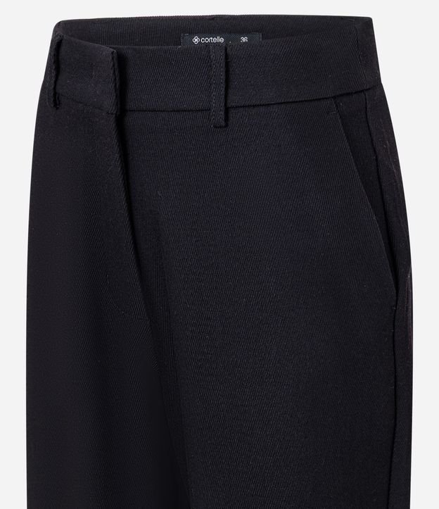 Pantalón Recto Sastre con Pliegues Delanteros 2
