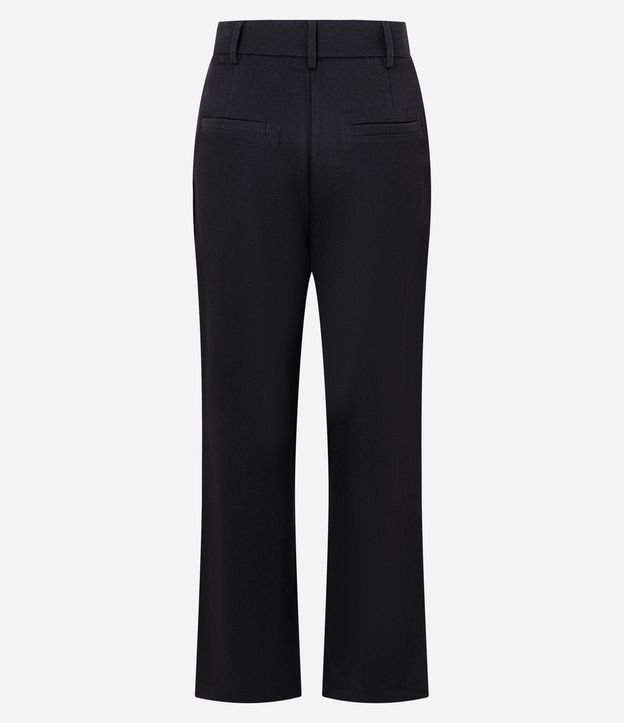 Pantalón Recto Sastre con Pliegues Delanteros 3