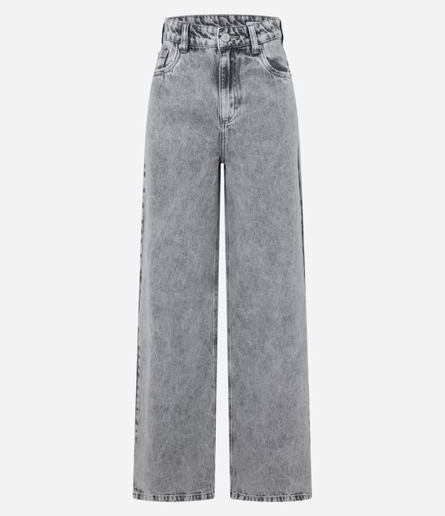Pantalón Wide Leg en Jeans con Cintura Alta 7