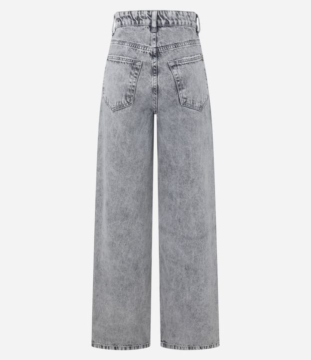 Pantalón Wide Leg en Jeans con Cintura Alta 8