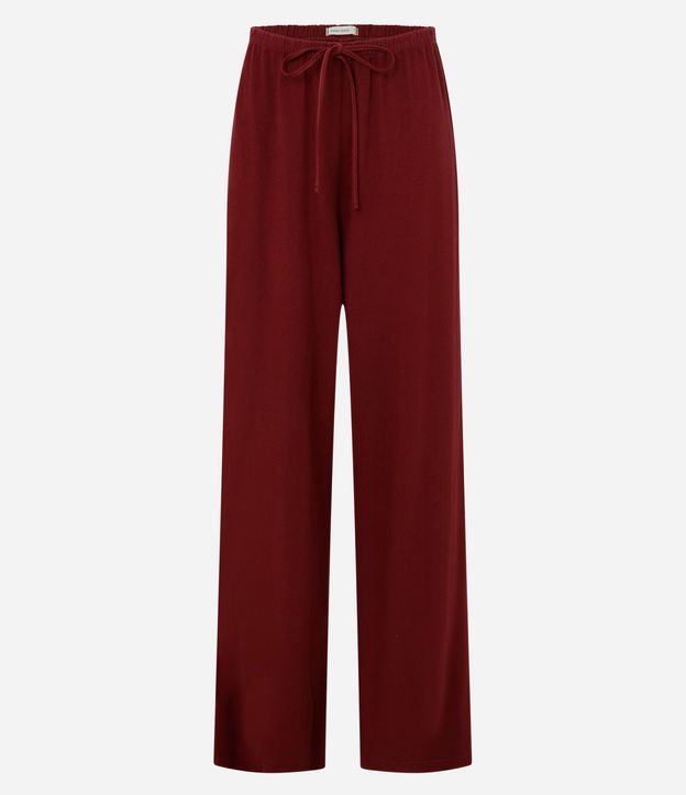 Pantalón con Lino con Cintura de Elástico