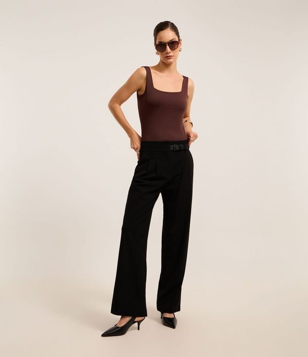 Blusa en Poliamida con Escote Cuadrado 2