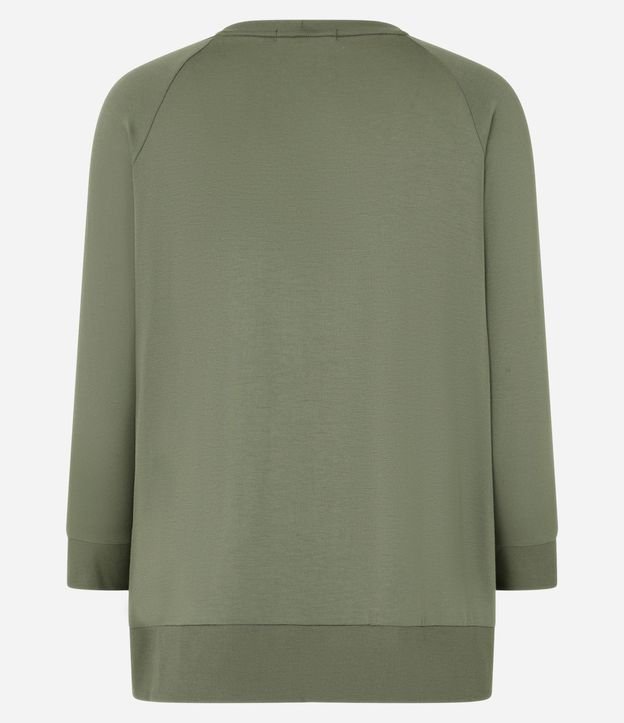 Blusa Básica en Viscosa sin Sisa con Manga 3/4 2