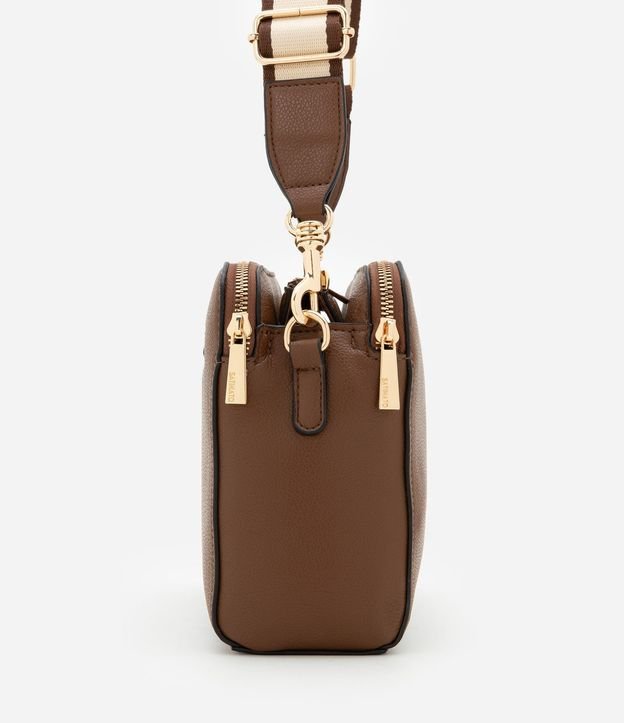 Bolso Transversal Mediana en PU con Correa de Gross 2