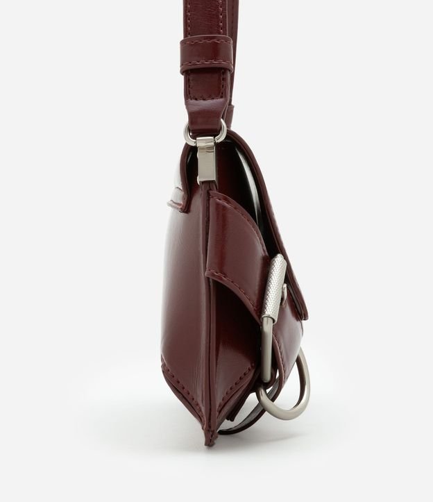 Cartera Baguette Pequeña con Detalles de Hebillas 3
