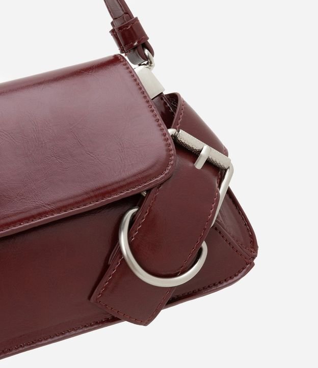 Cartera Baguette Pequeña con Detalles de Hebillas 6