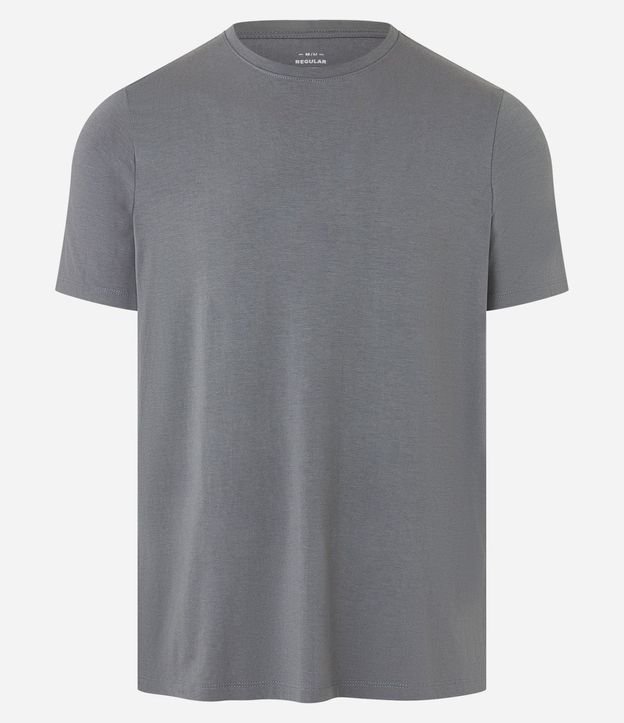 Remera Comfort en Modal con Cuello Redondo 8