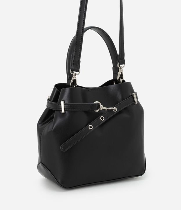 Cartera Bucket Pequena en PU con Detalle de Hebilla 2