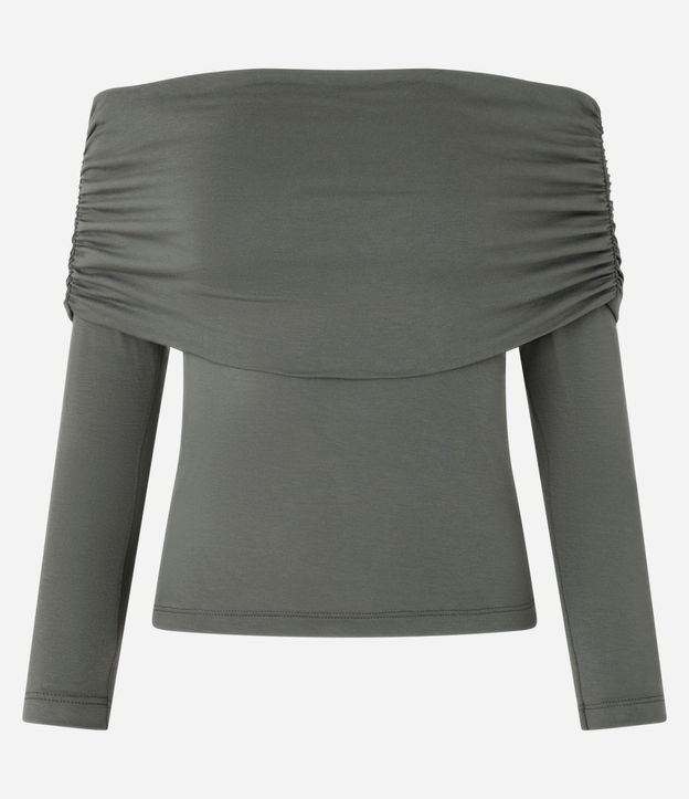 Blusa Hombro a Hombro en Viscosa