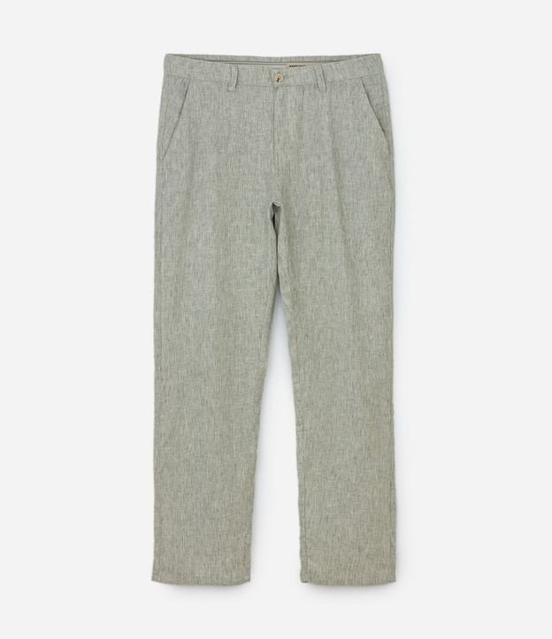 Pantalón Recto en Lino de Sastrería 6
