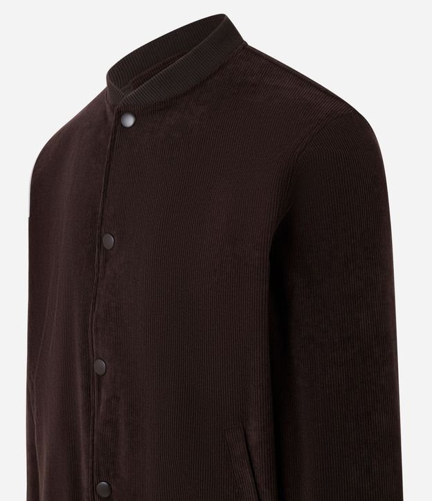 Campera Bomber en Terciopelo con Botones Forrados 10