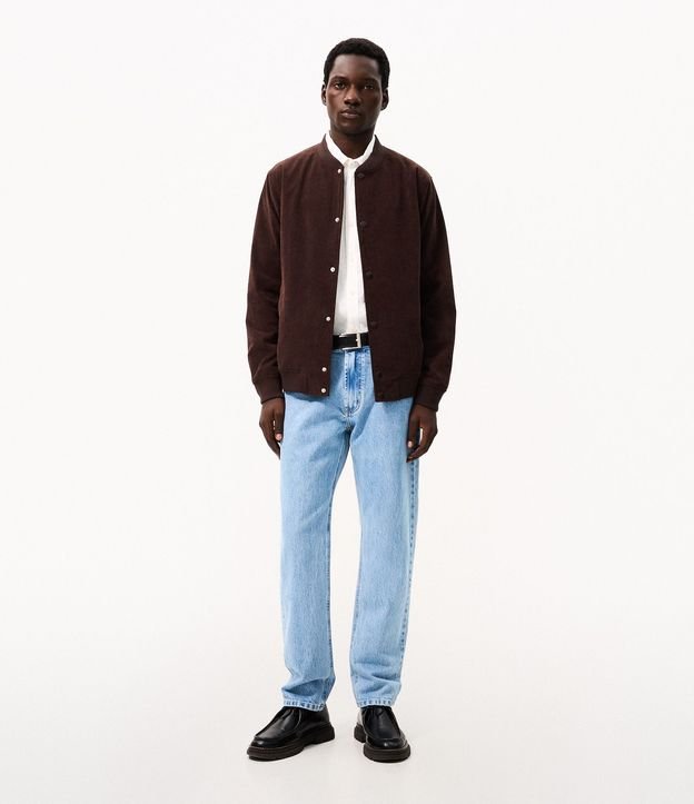 Campera Bomber en Terciopelo con Botones Forrados 2