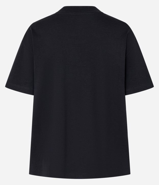 Blusa en Algodón Pima con Cuello Redondo 5