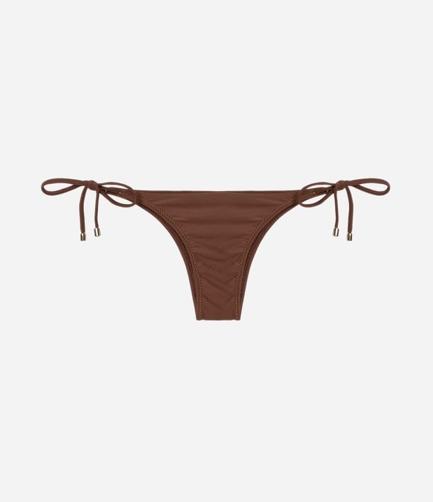 Bikini Bombacha Lazo en Microfibra y Pespunte Contrastante 5