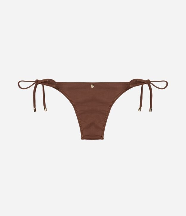 Bikini Bombacha Lazo en Microfibra y Pespunte Contrastante 6