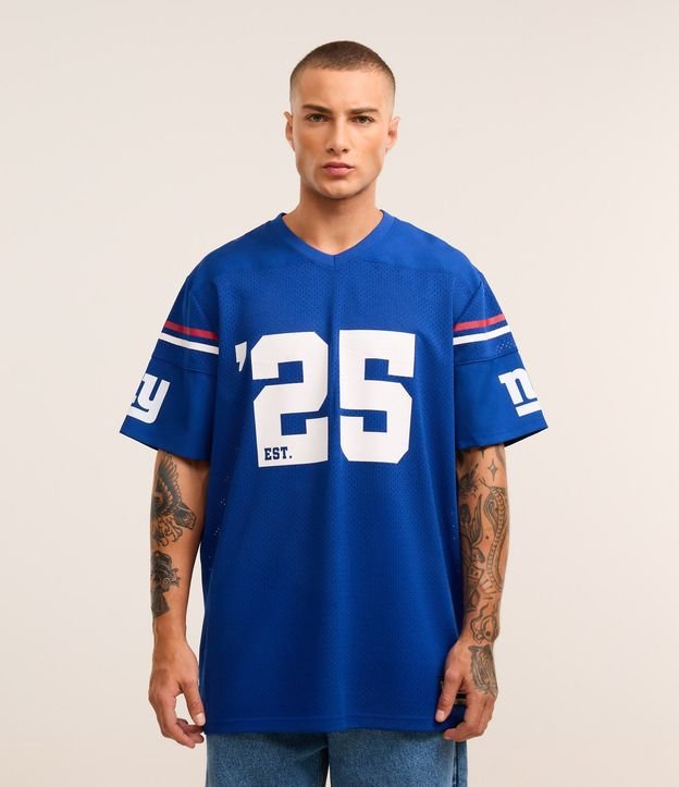Remera Deportiva en Tecnologia Dry con Estampa NFL Giants