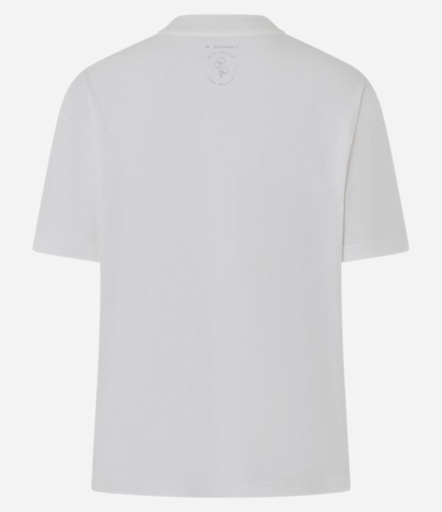 Blusa en Algodón Pima con Cuello Redondo 8